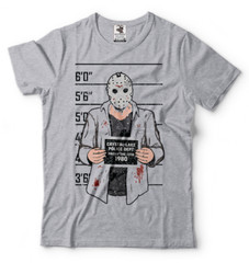 Friday 13th T-shirt Jason Popular Culture Shirt Counselor Camping T-shirt