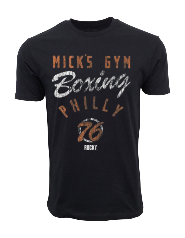 MICKS GYM BOXING PHILLY 76 ROCKY T SHIRT