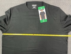 Kirkland Signature Men’s Lot of (5) BLACK 100% Pima Tee Pick Size M, L, XL NWT