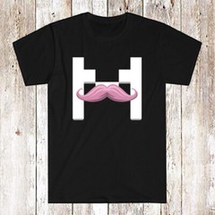 Markiplier Marfstache Logo Men’s Black T-Shirt Size S-5XL
