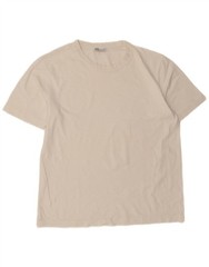 Zara Mens T-Shirt Top Medium White Cotton CM10