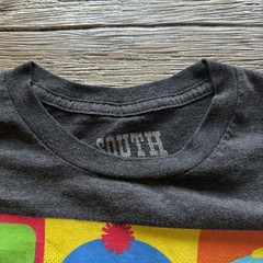 Southpark TV Show Shirt Size M Short Sleeve Charcoal Gray