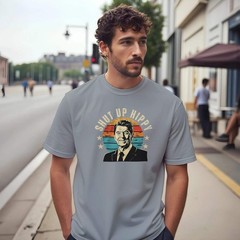 Ronald Reagan Funny Joke Shirts – Shut Up Hippy