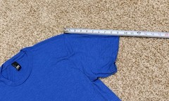 District Perfect Tri Adult Short Sleeve T-Shirt Blue Size M