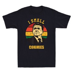 I Smell Commies Funny Political Saying Joke Vintage Men’s Short Sleeve T-Shirt