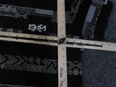 Nike Shirt Mens XL Black White Geometric Pattern Athletic Tee Pocket Streetwear