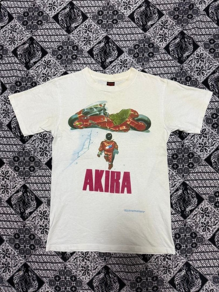 1988/1990s Rare Vintage Akira Kaneda Bike Walk T-Shirt Men’s Size M(US S)