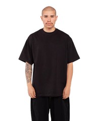 Shaka Wear SHMHSS Adult Cotton/Polyester Max Heavyweight Stylish Plain T-Shirt