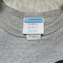 Champion Gray Long Sleeve Shirt XS Adult Teen UNISEX