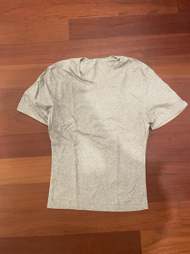 Spanx Compression Shirt – Sculpting V Neck Undershirt T-Shirt – Gray – XL
