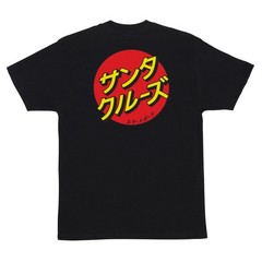 Santa Cruz Skateboards Shirt Katakana Dot Black