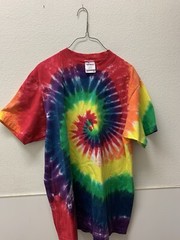 3 NEW MEDIUM Shaka Wear HW Tie Dye T-Shirt – Relaxed Fit – CLASSIC RAINBOW