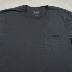 Outerknown Shirt Mens XL Black Pocket Tee Organic Pima Cotton Short Sleeve Crew
