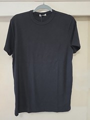 NEW Buck Mason Black Slub Modern Classic Essential Short Sleeve Tshirt Large