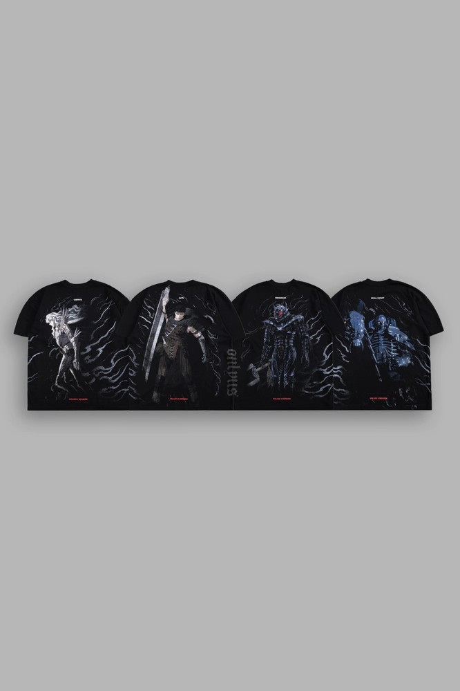 Berserk “Side-By-Side” Tee Box Set in Black | Size Small