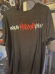 Universal Halloween Horror Nights 2024 Where Horror Lives T-shirt – Size XL