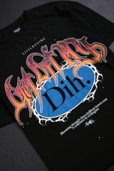 M – Civil Regime Get Off My Dih American Classic Oversized Tee In Black IN HAND✅