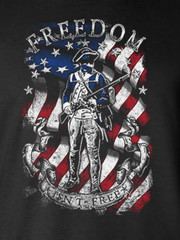 Freedom Isn’t Free Patriotic American Flag 2-Sided T-Shirt – 2nd Amendment USA