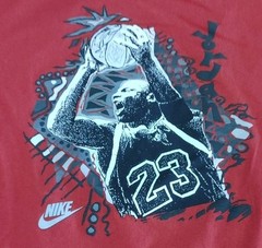Nike Air Jordan Michael Jordan Graphic Tshirt Red Adult Size XXL