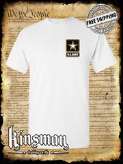 US Army Logo Crest T-Shirt / United States of America Military Official Licensed