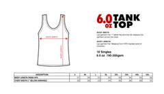 Shaka Wear Adult 6.0oz Active Cotton Sleeveless Tank Top