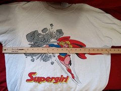 Vintage DC Comics Supergirl White Sweatshirt XL