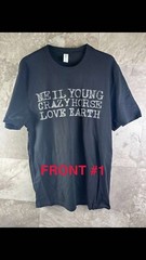 Lot of 5 Neil Young 2024 Crazy Horse Love Earth Tour T-Shirts Official Merch