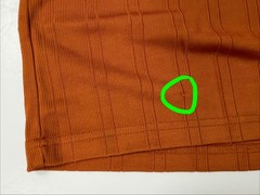 Vintage 90s Y2K Ribbed Shirt Men Large Silky Stretchy Polyester Burnt Orange