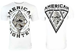 American Fighter Men’s T-Shirt Densmore Premium Athletic White xS-4XL