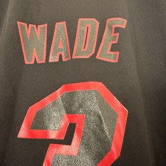 Vintage Y2K Miami Heat Adidas Dwyane Wade NBA Basketball Jersey Black Large