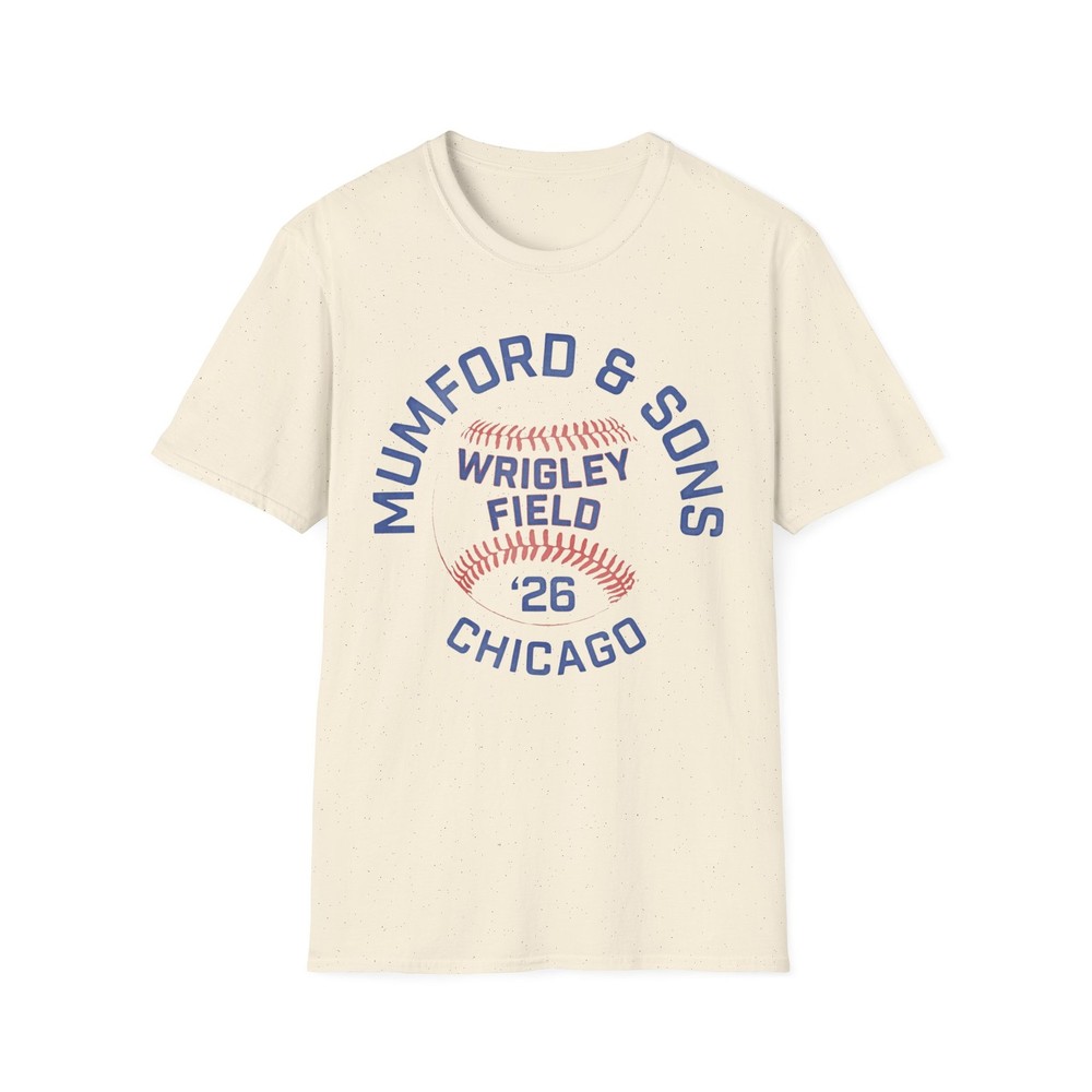 Mumford & Sons Wrigley Field Baseball T-Shirt | Chicago Music Tee