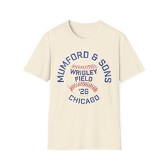 Mumford & Sons Wrigley Field Baseball T-Shirt | Chicago Music Tee