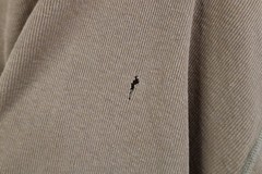 Vtg USGI Mens XL Thrashed Wool Blend Ribbed Knit Henley Undershirt T-Shirt USA