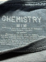 Chemistry T Shirt Mens Medium Black Tie Dye American Racing Superpower GTO 1970