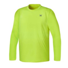Mission Unisex Long Sleeve Performance Shirt Hi Vis Yellow-X Large