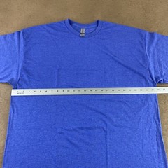 Gildan Men’s Size 2XL Blue DryBlend Short Sleeve T-Shirt New