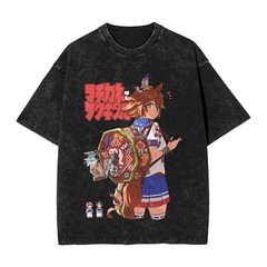 Uma Musume Pretty Derby Amine T-Shirt Men Y2K Fun Cotton, Graphic Tees T-Shirt