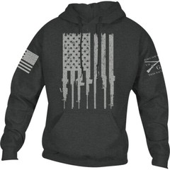 Grunt Style Rifle Flag 2.0 Pullover Hoodie – Dark Heather