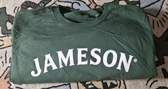 Jameson Irish Whiskey T-Shirt Adult XL Unisex Cotton Dark/Forrest Green