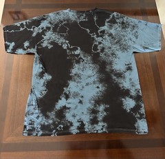 WU-TANG CLAN Tiger Style Blue Black Tie Dye Graphic T-Shirt 2021 Adult Size L/XL