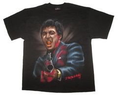 Scarface Clothing Co. Big Graphic Shirt Men’s L Vintage USA