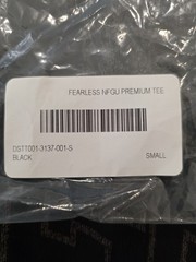 Darc Sport NFGU Fearless Tee. Sold Put Item NWT Size S 100% Authentic