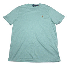 Polo Ralph Lauren Soft Cotton T-Shirt Mens 2XL XXL Custom Slim Celadon Heather