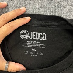 Jedco,T-Shirt,Mens,XXL Black Jeep American Flag Graphic Short Sleeve Crew Neck