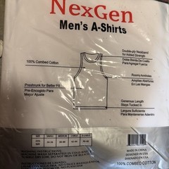 3 Pieces A-Shirt/ Tang Top Special, Last Of Inventory
