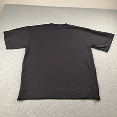 Rageblue Shirt Men Large BlackJapanese Zipper Sides Boxy Streetwear Grunge Y2K