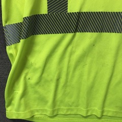 Carhartt Shirt Mens LT Yellow Hi Vis Reflective Pocket Safety Work Tee Top