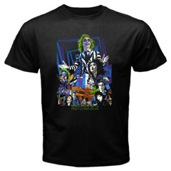 Beetlejuice Horror Movie Men’s Black T-Shirt Size S to 5XL