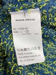 MAISON SPECIAL Mix Color Fancy Yarn Prime-Over Skipper Knit Pullover 2