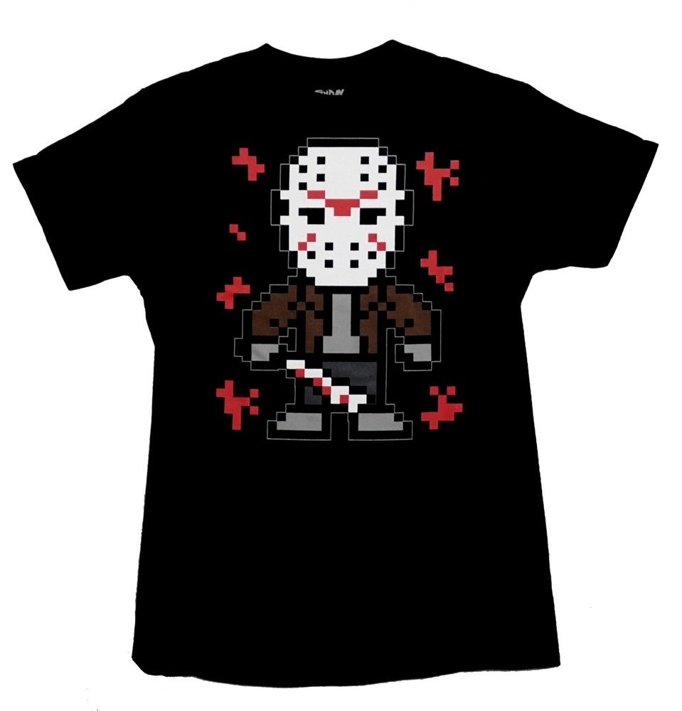 Friday the 13th Mesn T-shirt – Pixel Jason Image